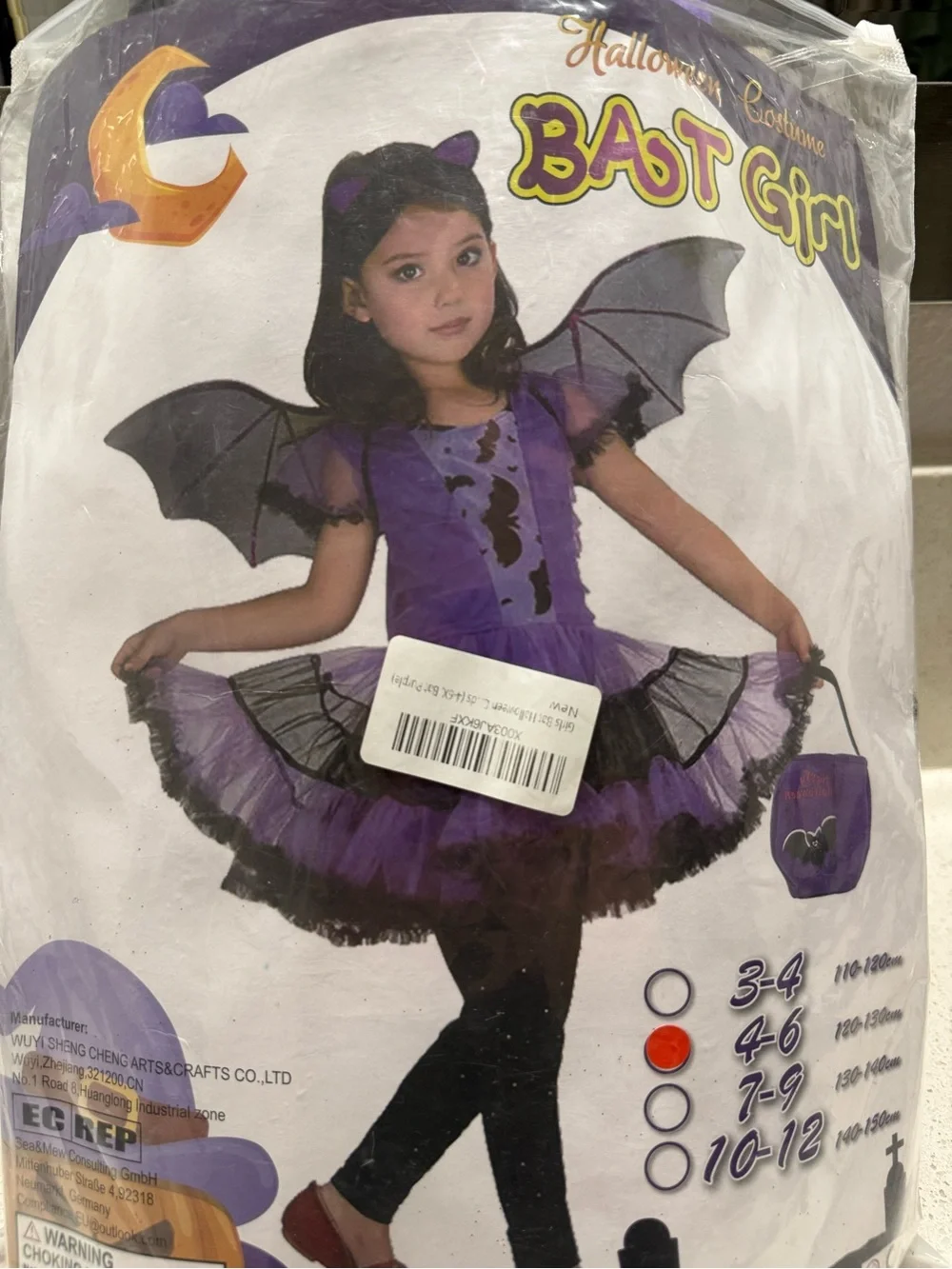 Bat Girl Halloween Costume